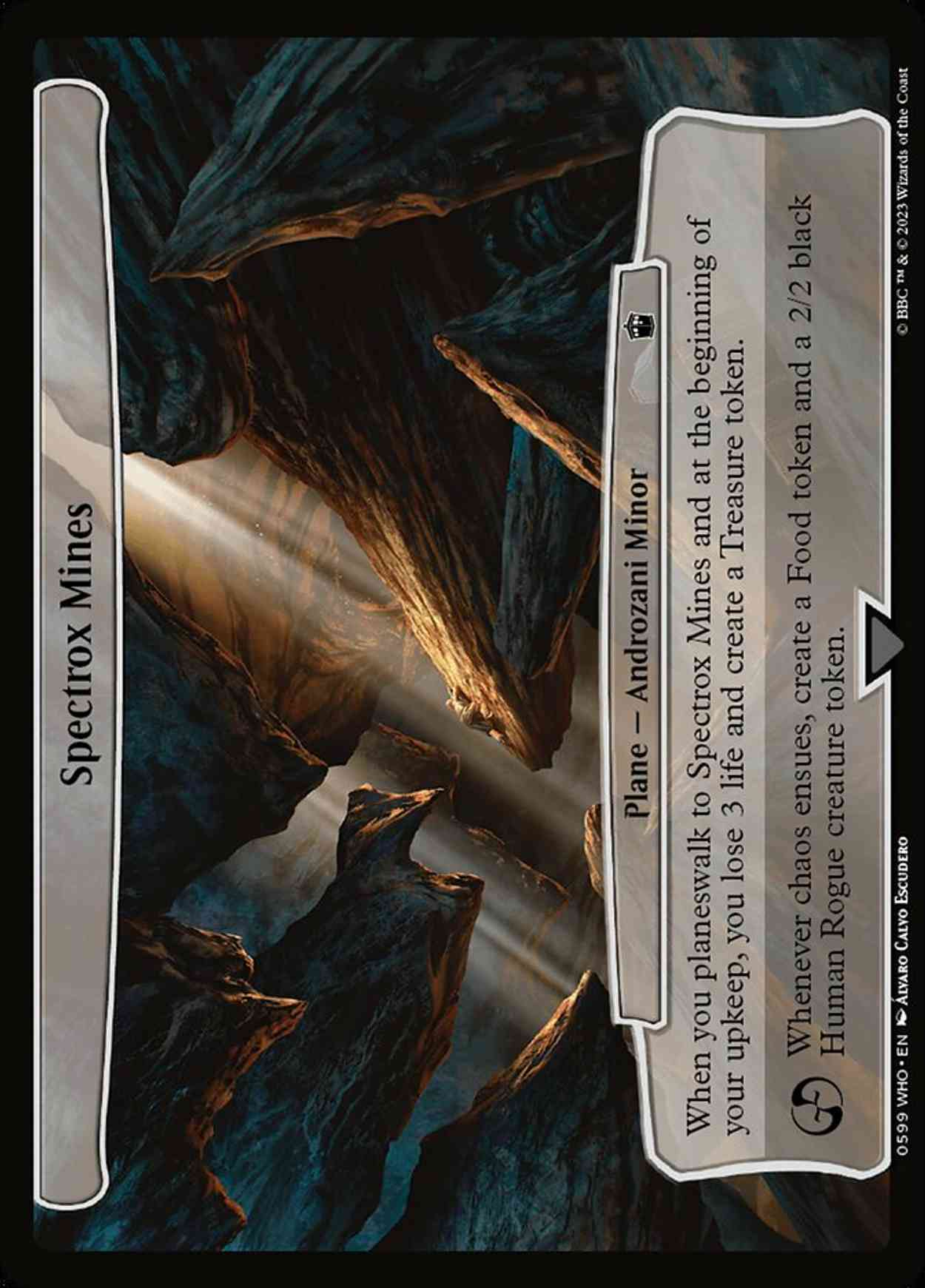 Spectrox Mines magic card front