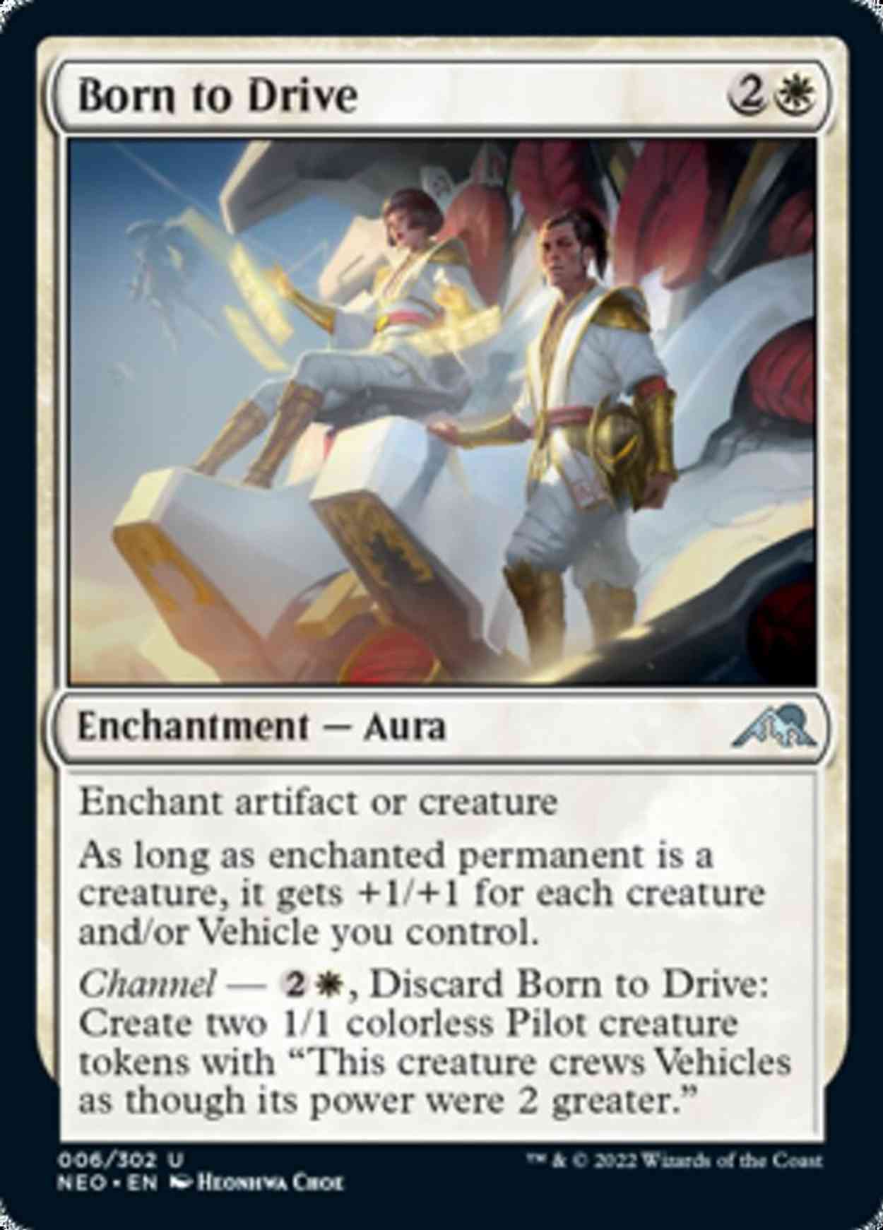 Born to Drive magic card front