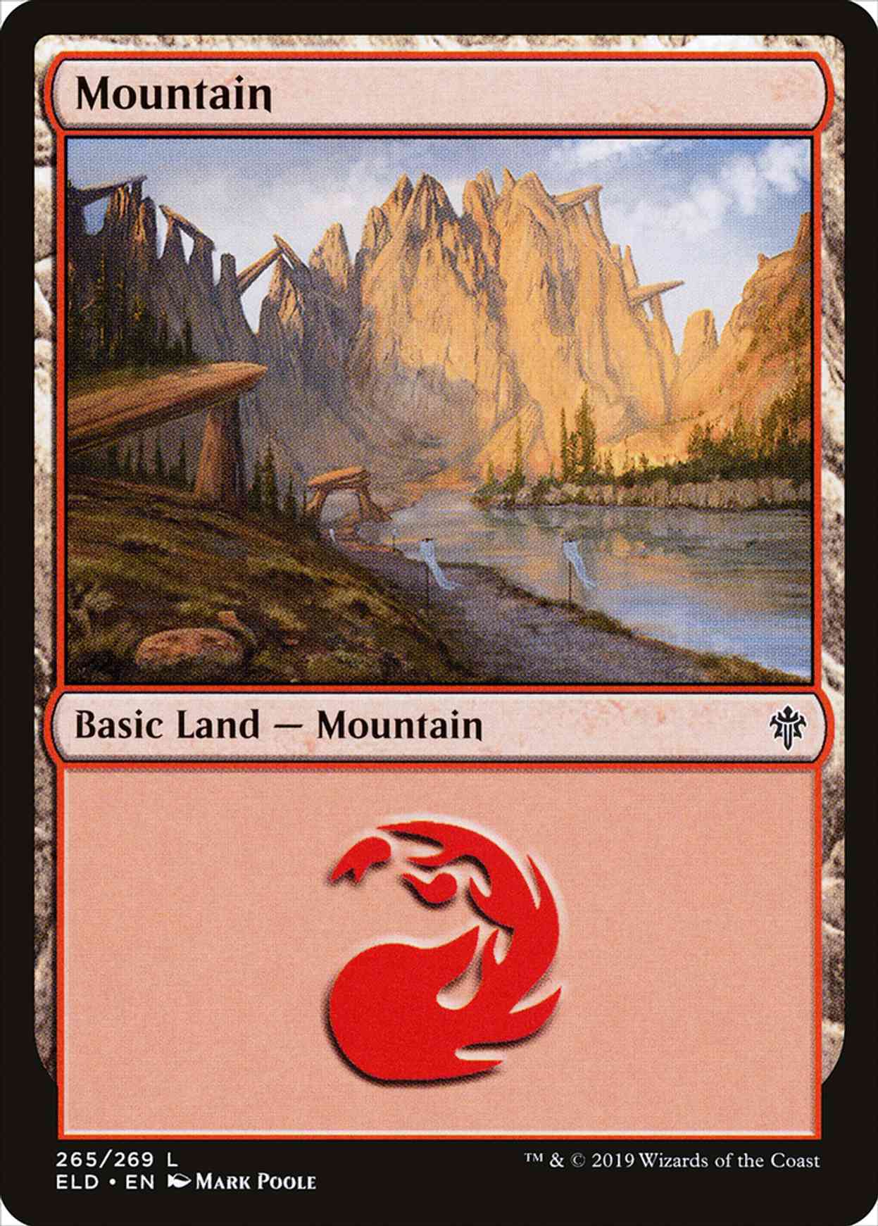 Mountain (265) magic card front