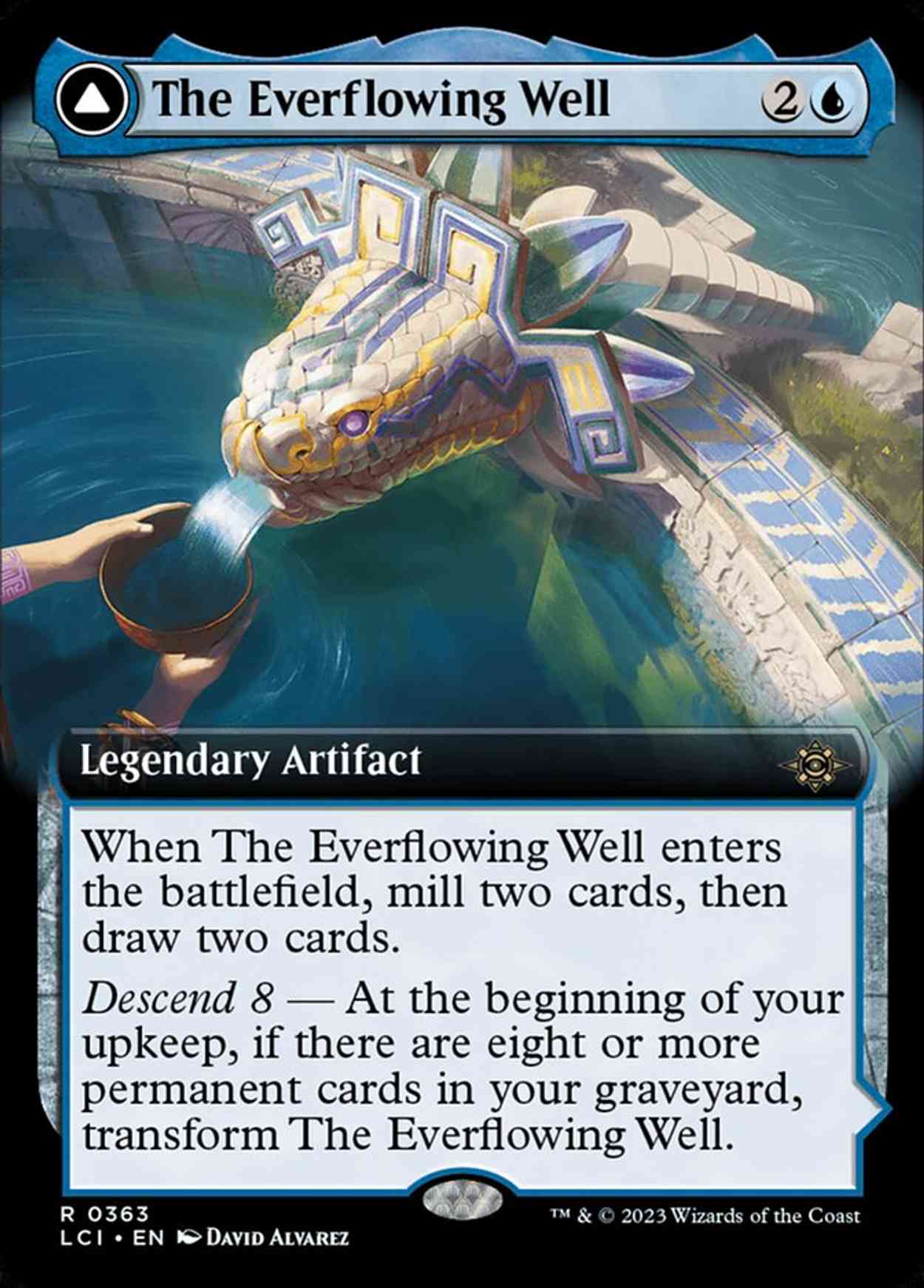 The Everflowing Well (Extended Art) magic card front