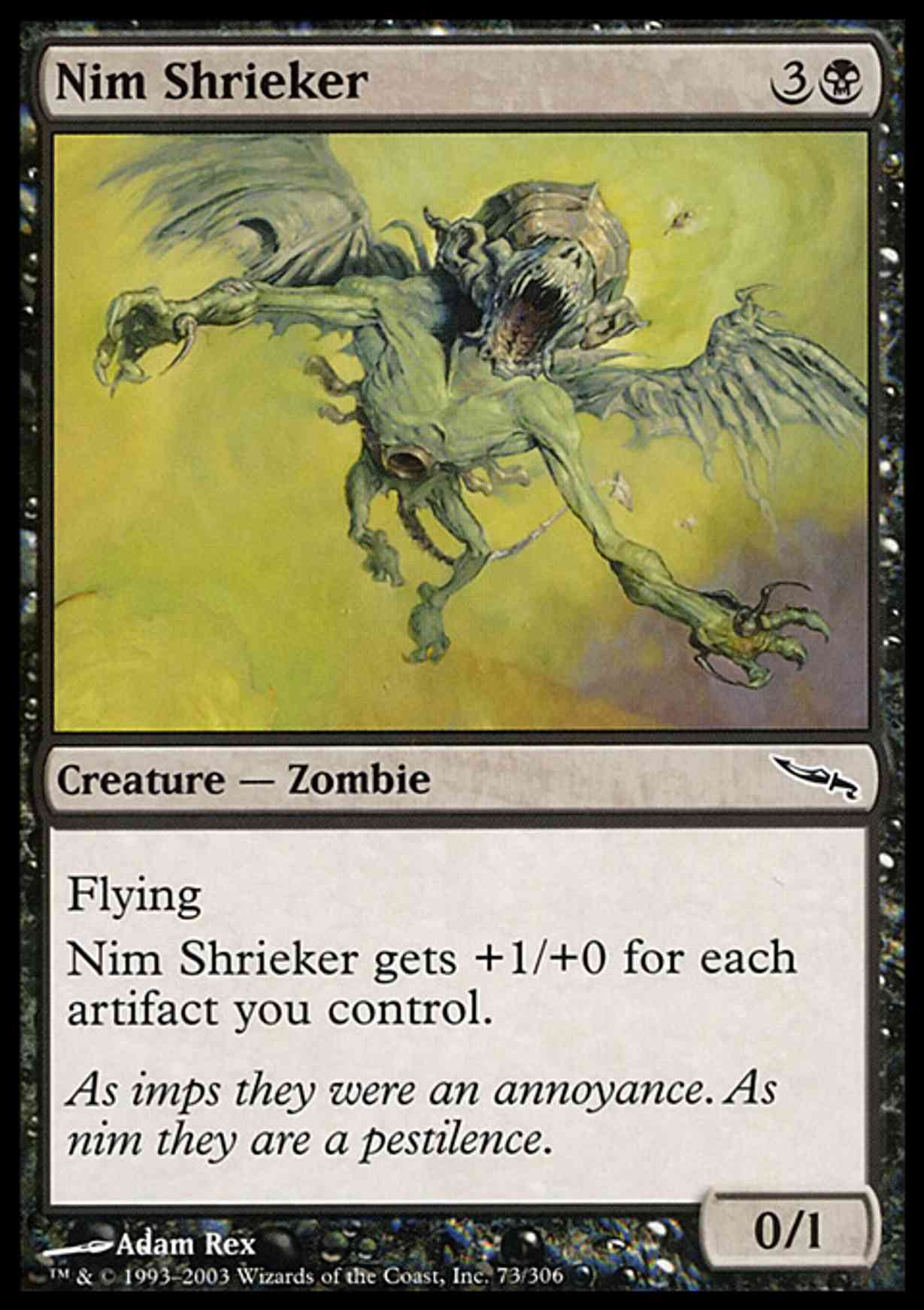 Nim Shrieker magic card front
