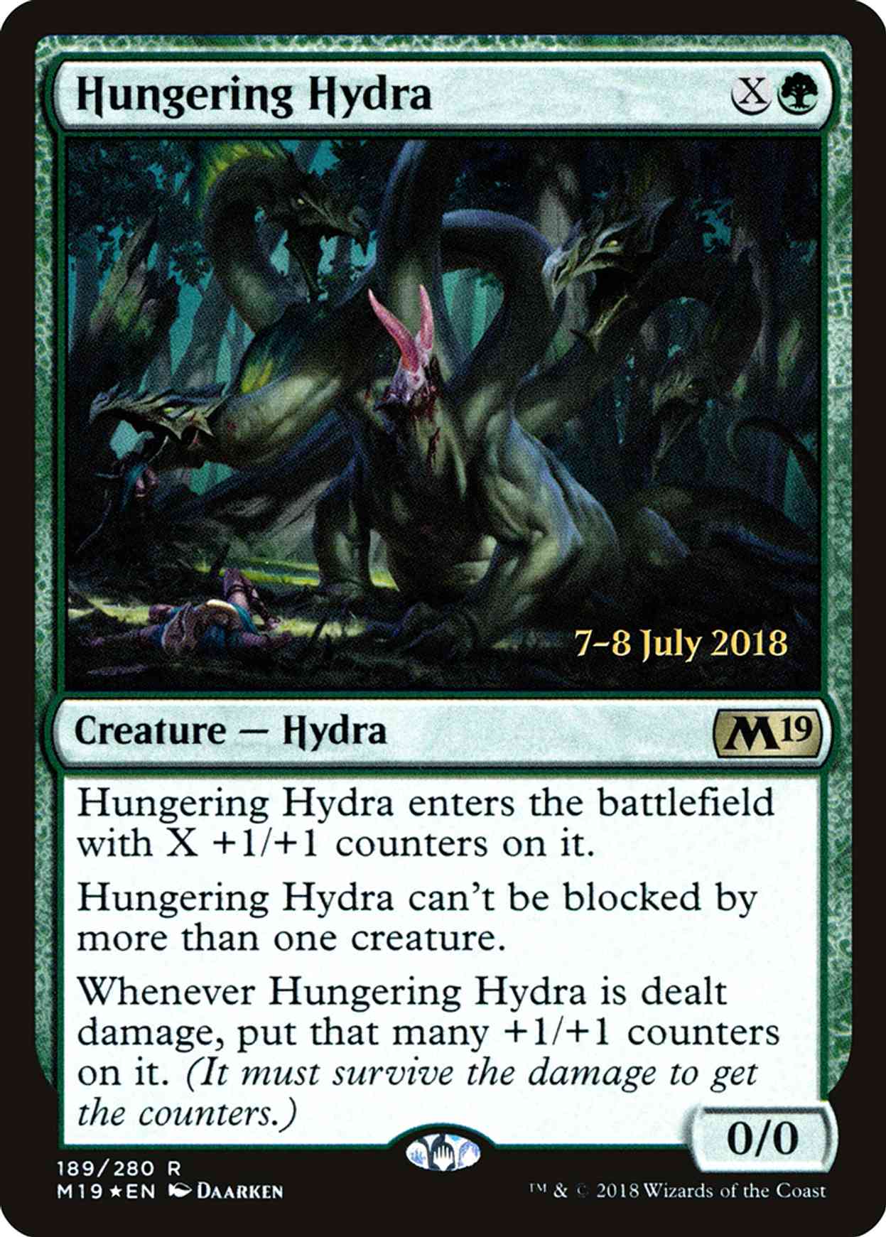 Hungering Hydra magic card front