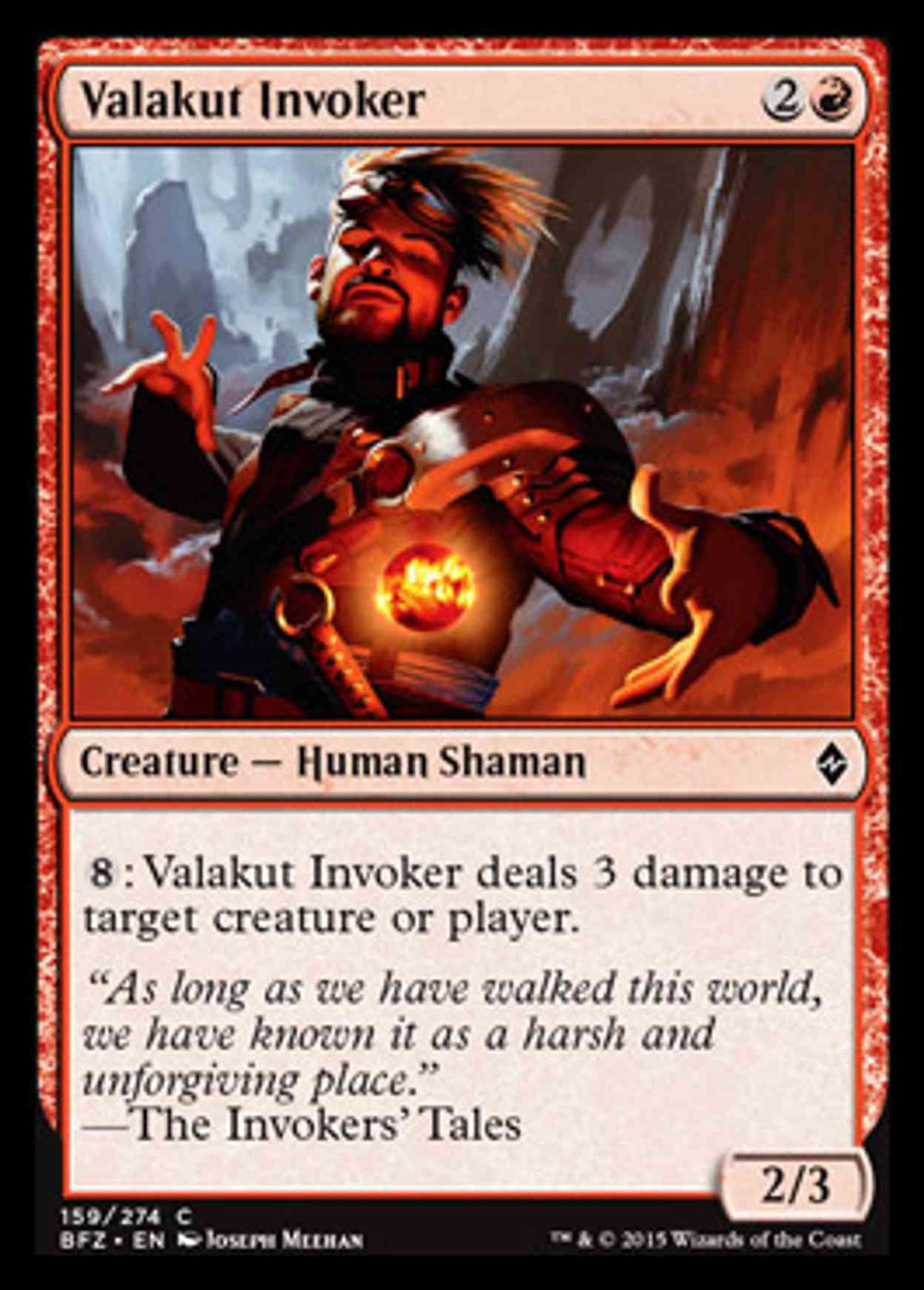 Valakut Invoker magic card front