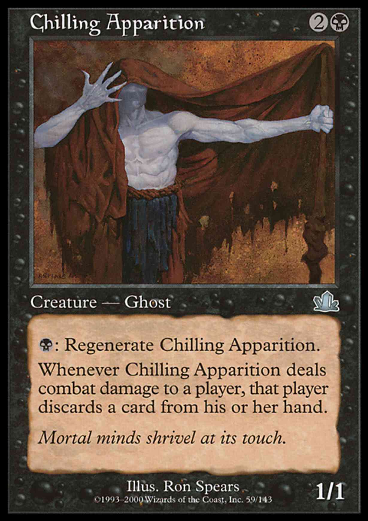 Chilling Apparition magic card front