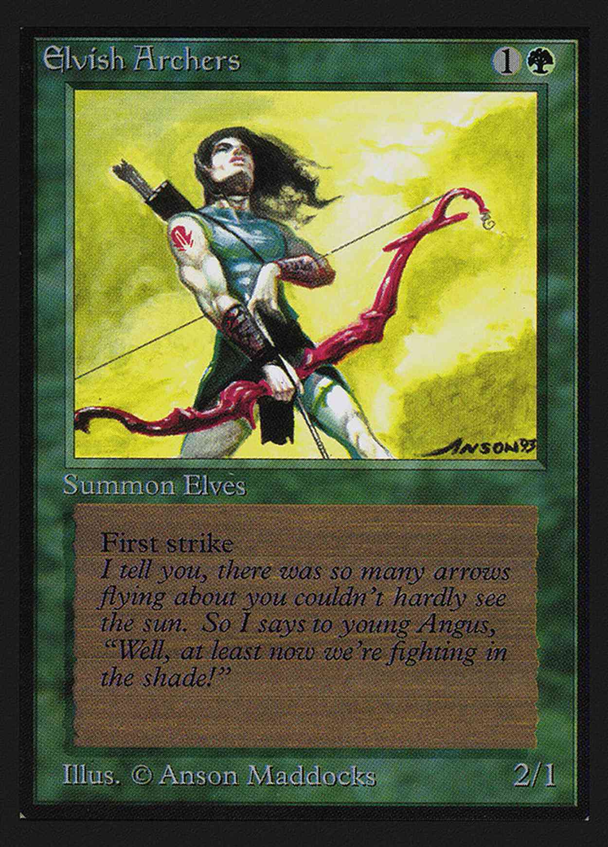 Elvish Archers (CE) magic card front