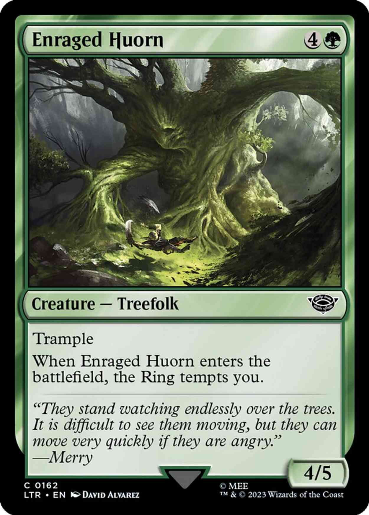 Enraged Huorn magic card front