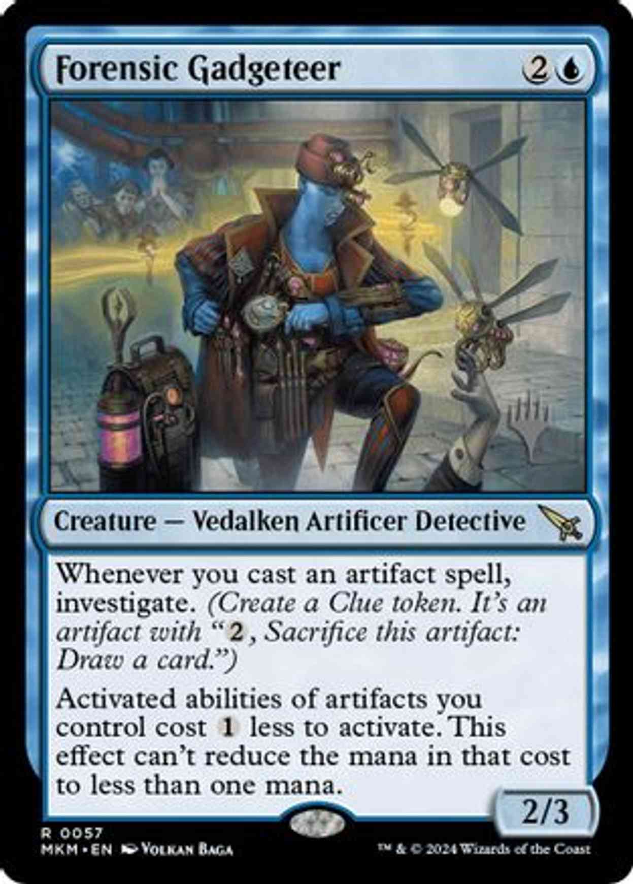 Forensic Gadgeteer magic card front