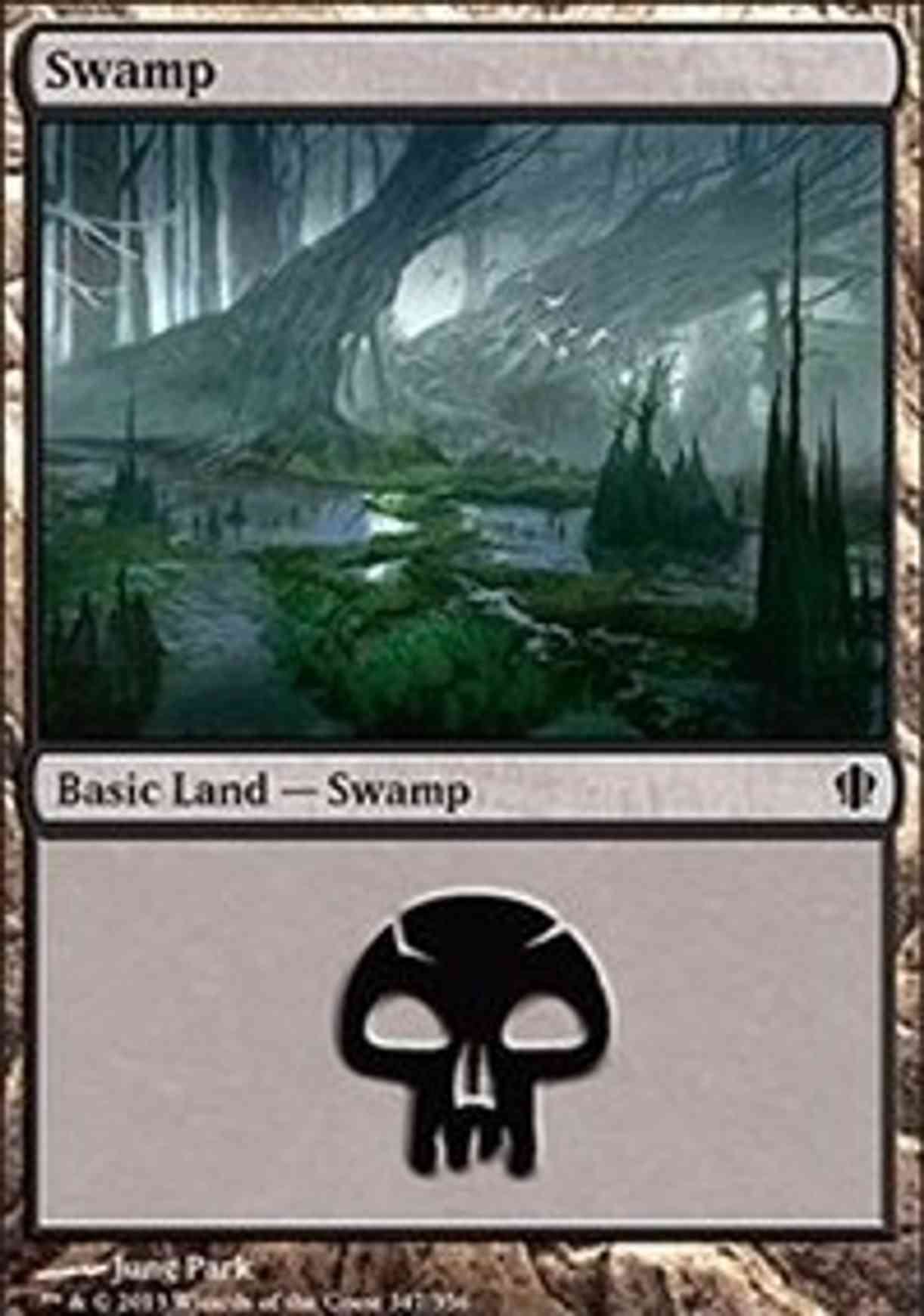 Swamp (347) magic card front