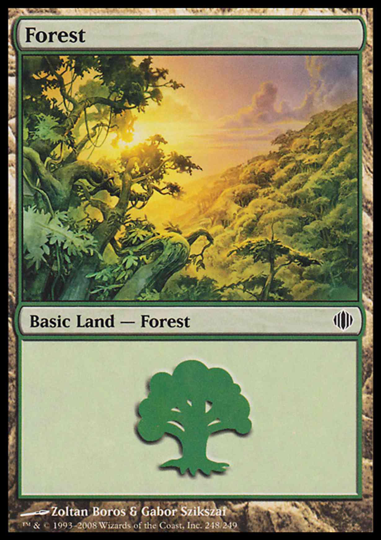 Forest (248) magic card front