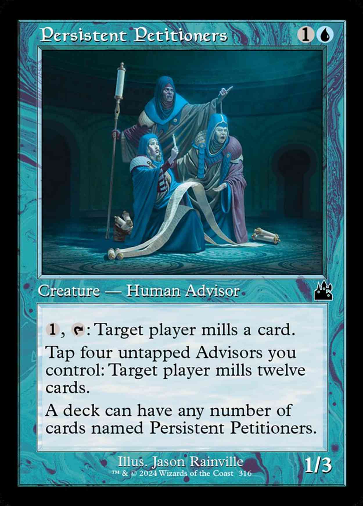 Persistent Petitioners (Retro Frame) Price from mtg Ravnica Remastered