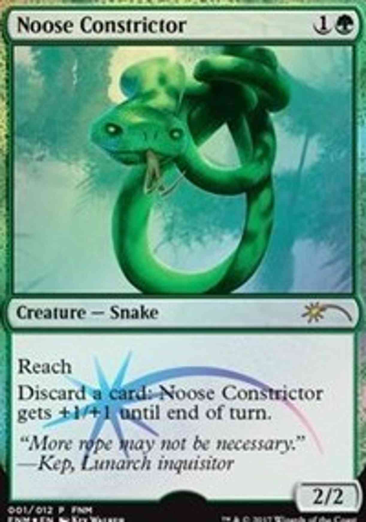 Noose Constrictor magic card front