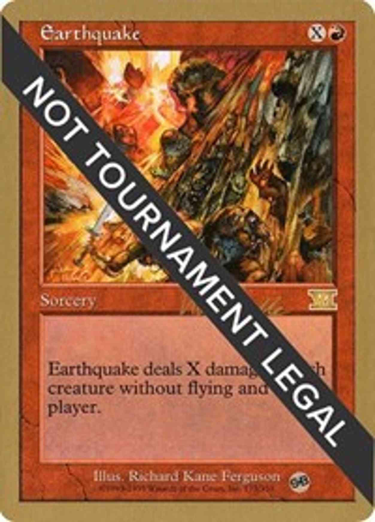Earthquake - 1999 Kai Budde (6ED) (SB) magic card front