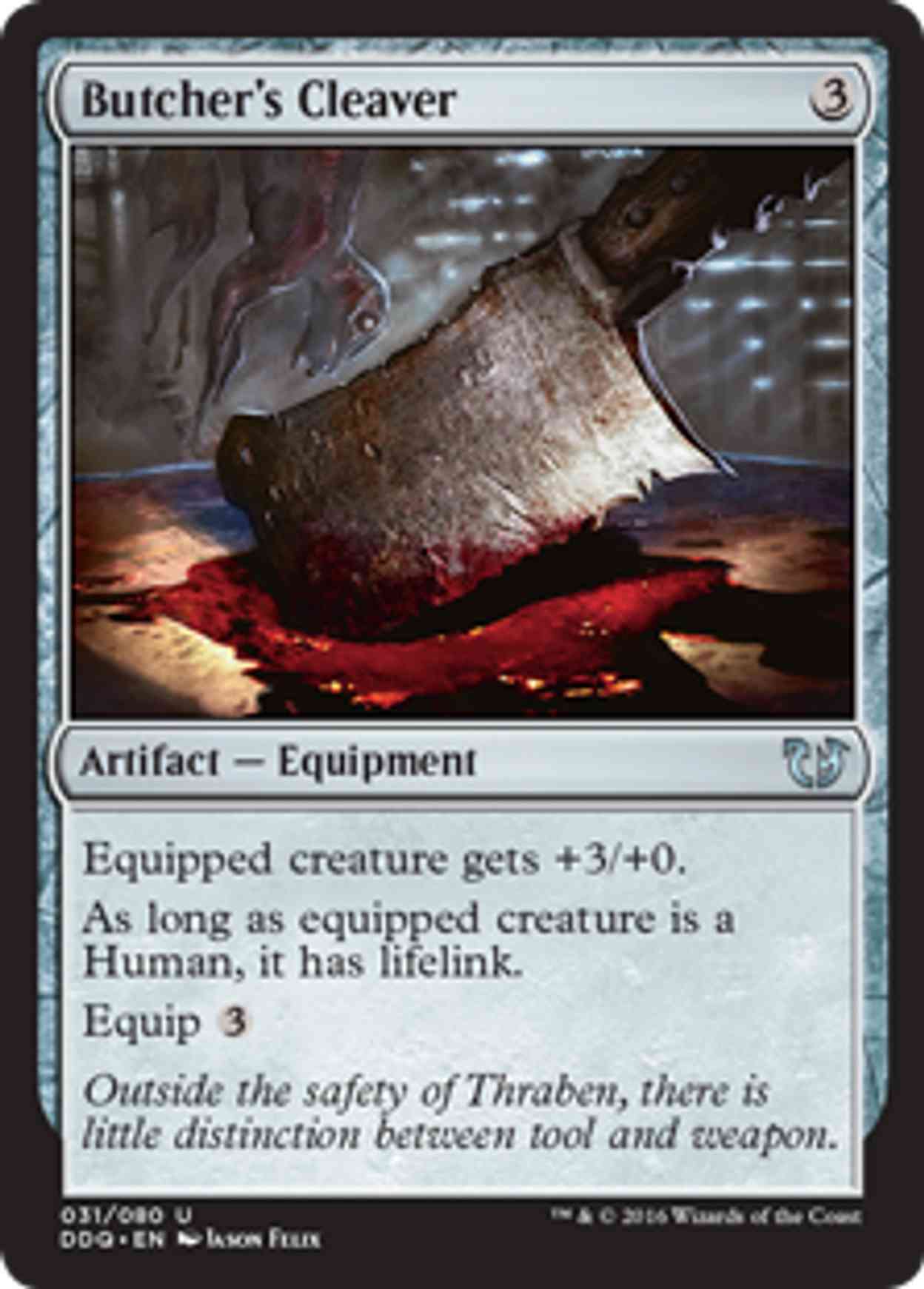 Butcher's Cleaver magic card front