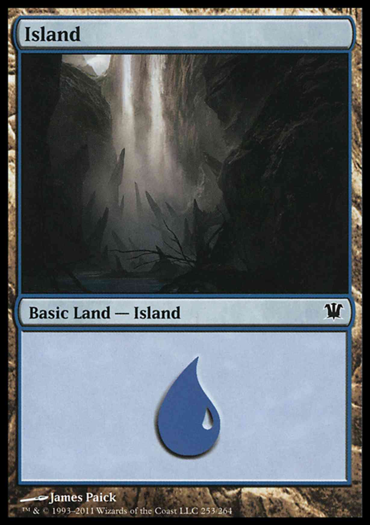 Island (253) magic card front