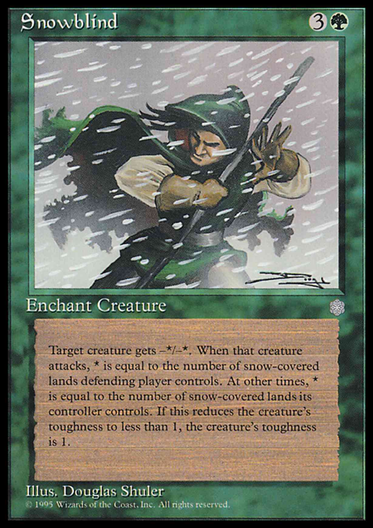 Snowblind magic card front