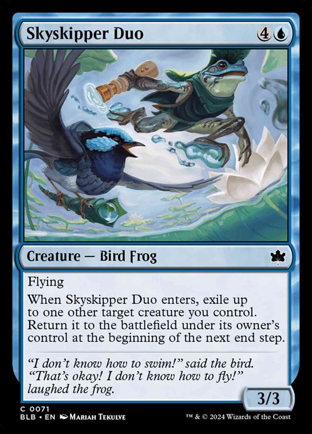 Skyskipper Duo magic card front