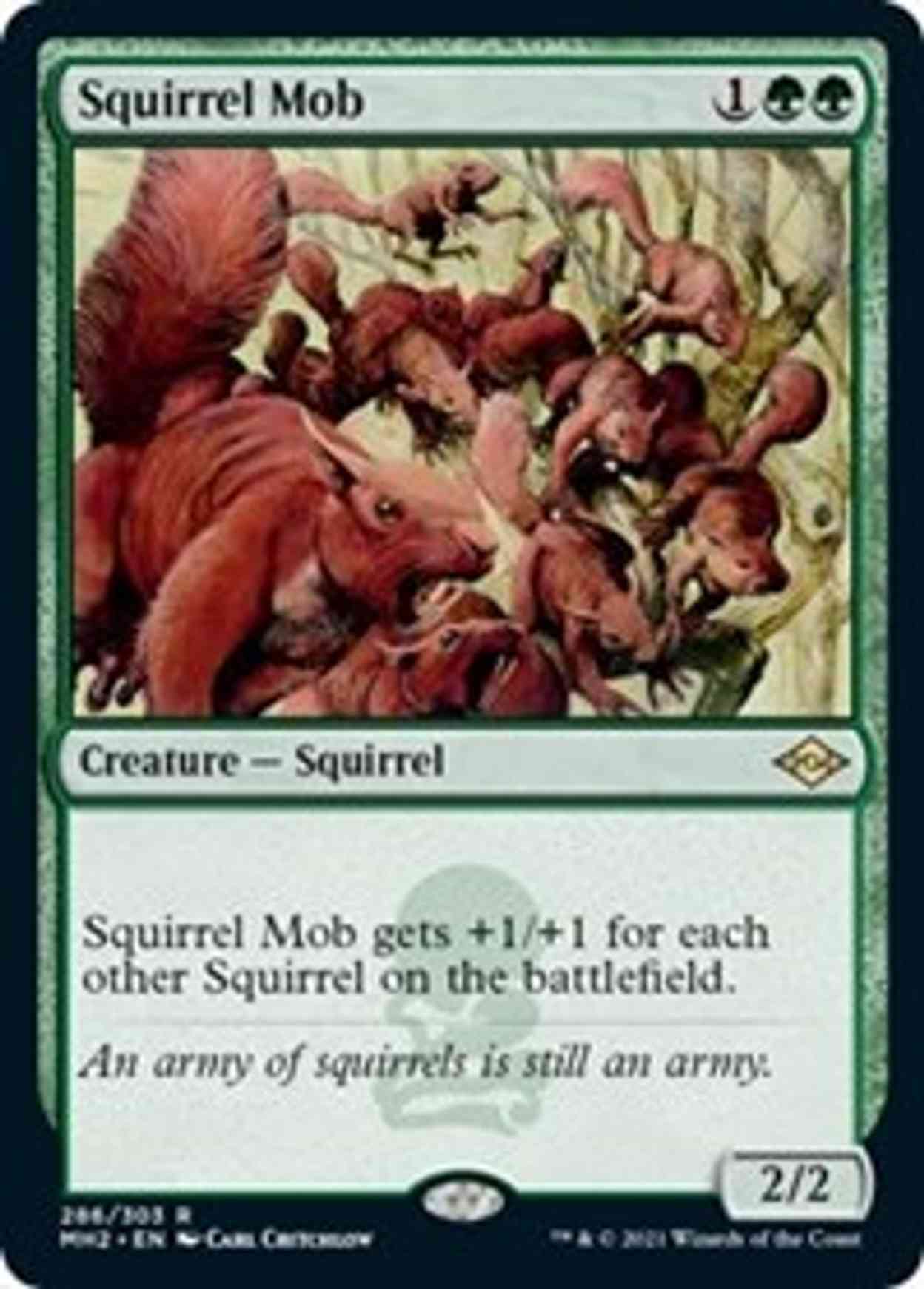 Squirrel Mob (Foil Etched) magic card front
