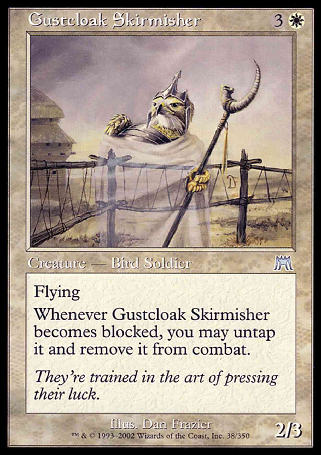 Gustcloak Skirmisher magic card front
