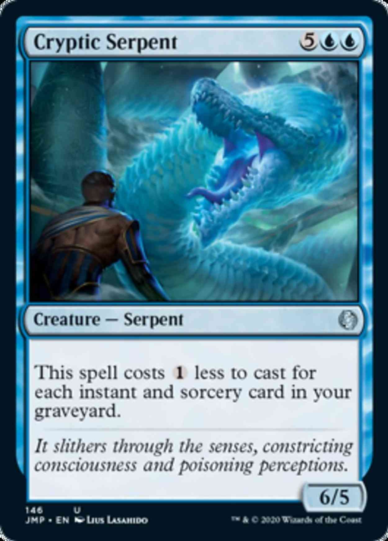Cryptic Serpent magic card front