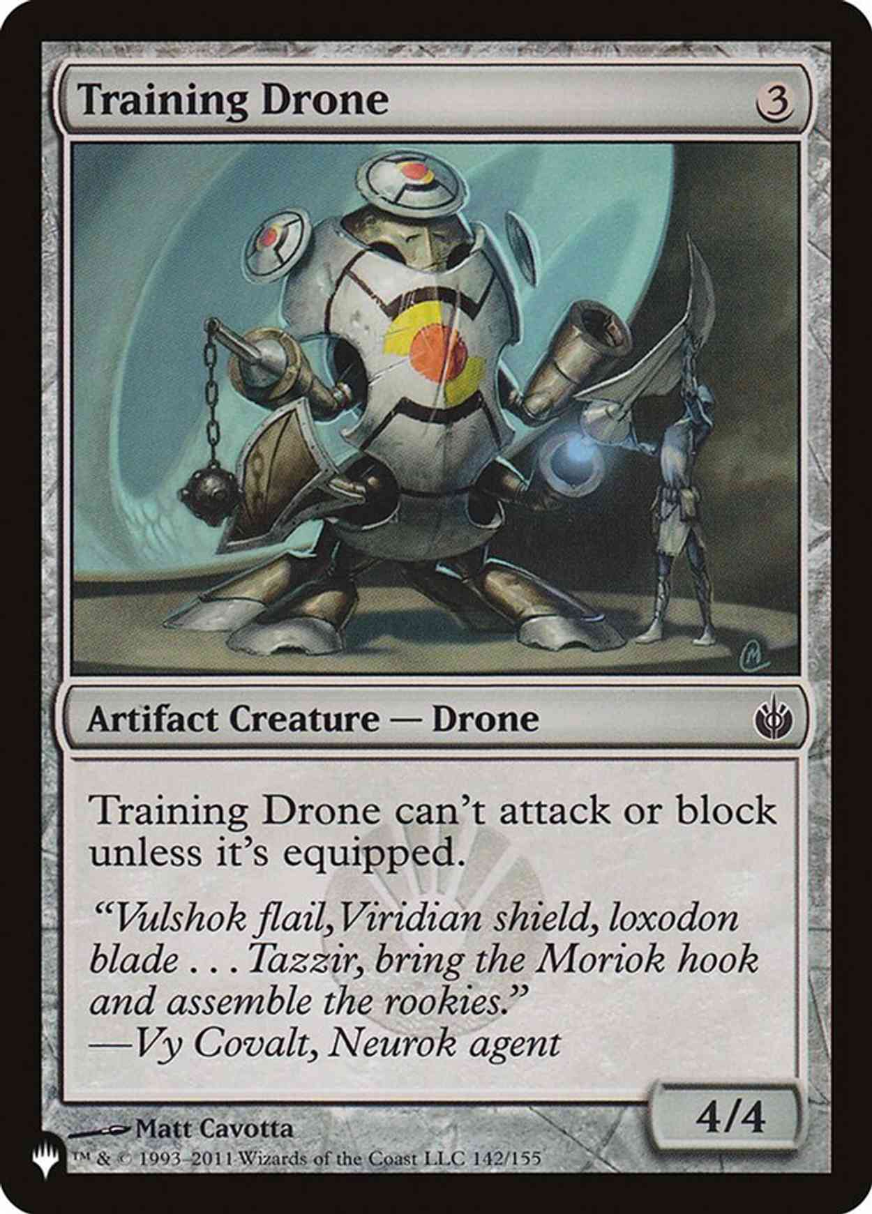 Training Drone magic card front