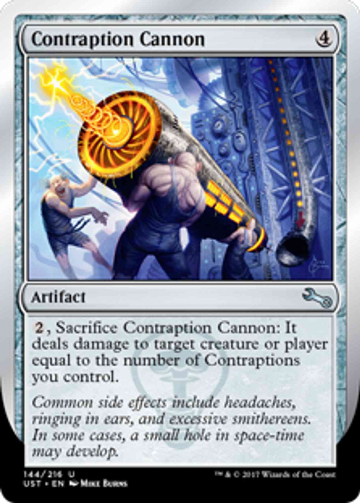 Contraption Cannon magic card front