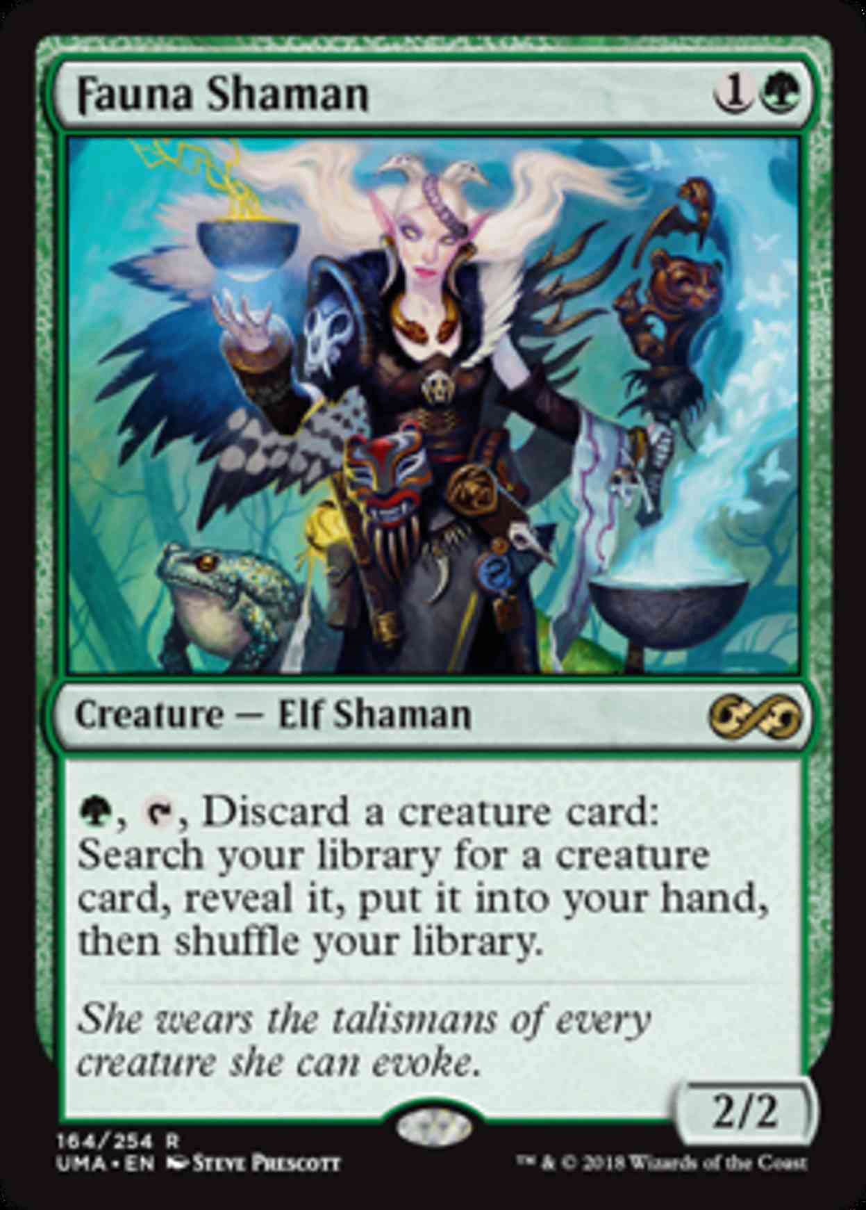 Fauna Shaman magic card front