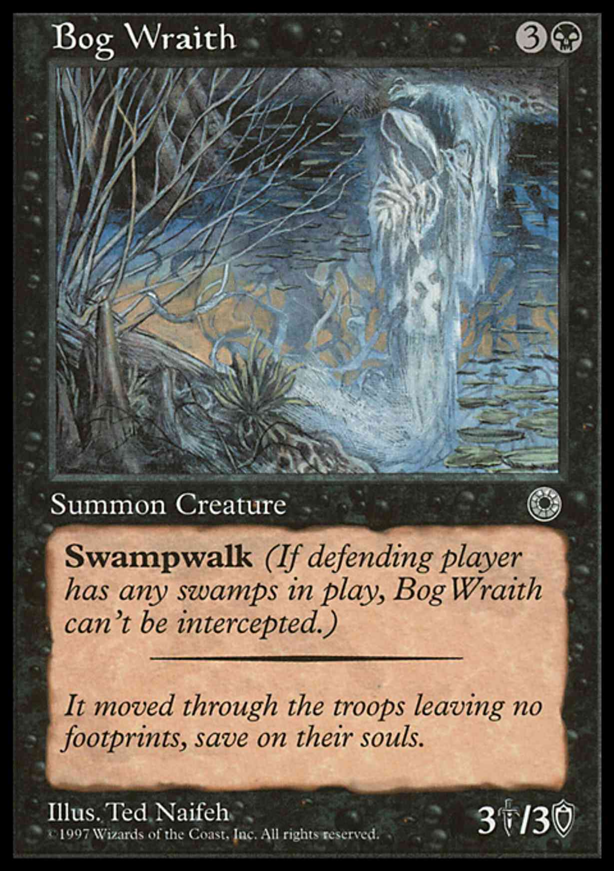 Bog Wraith magic card front