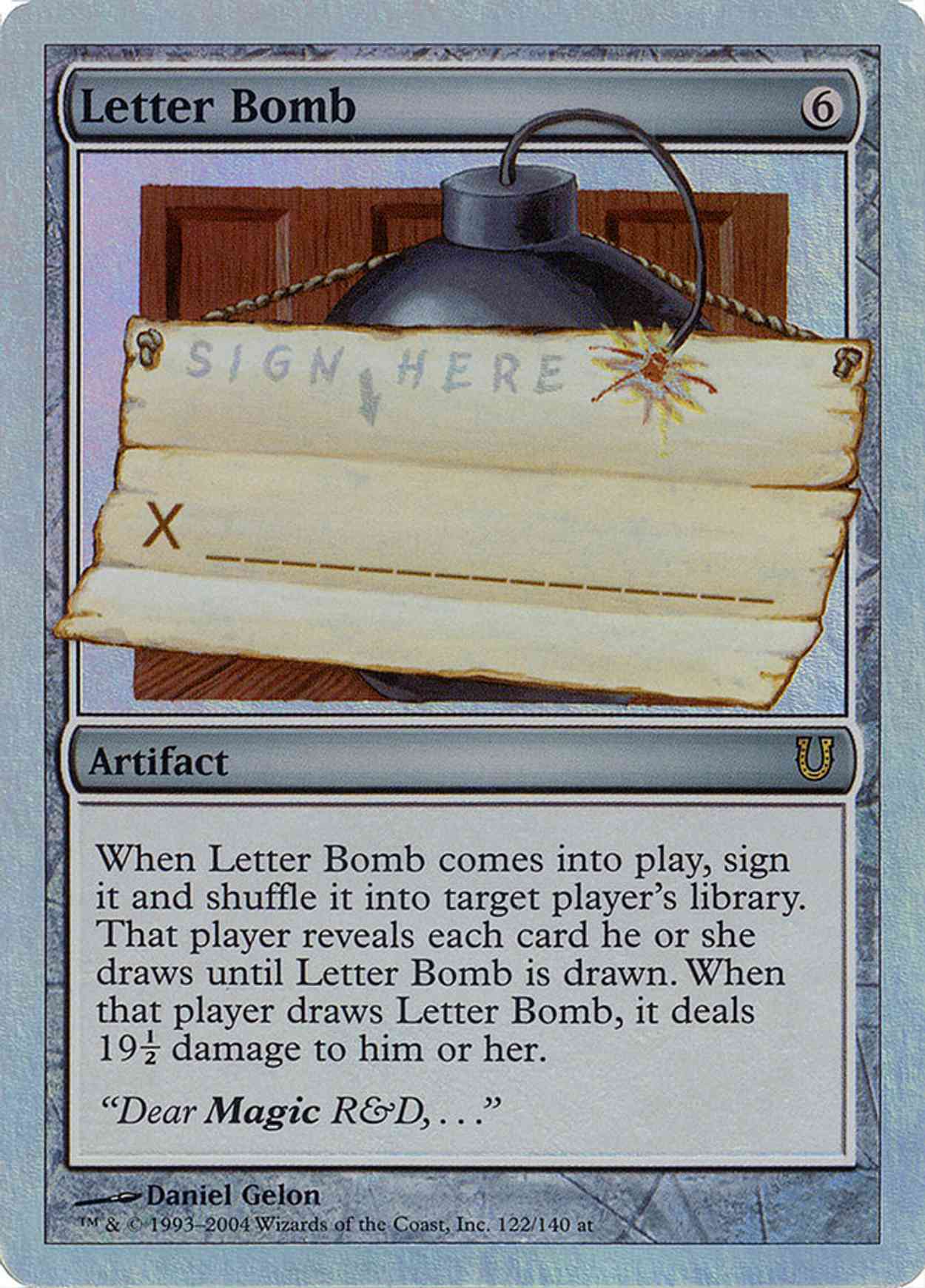 Letter Bomb (Alternate Foil) magic card front
