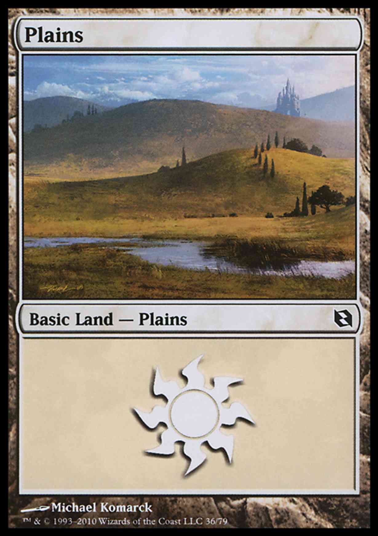 Plains (36)  magic card front