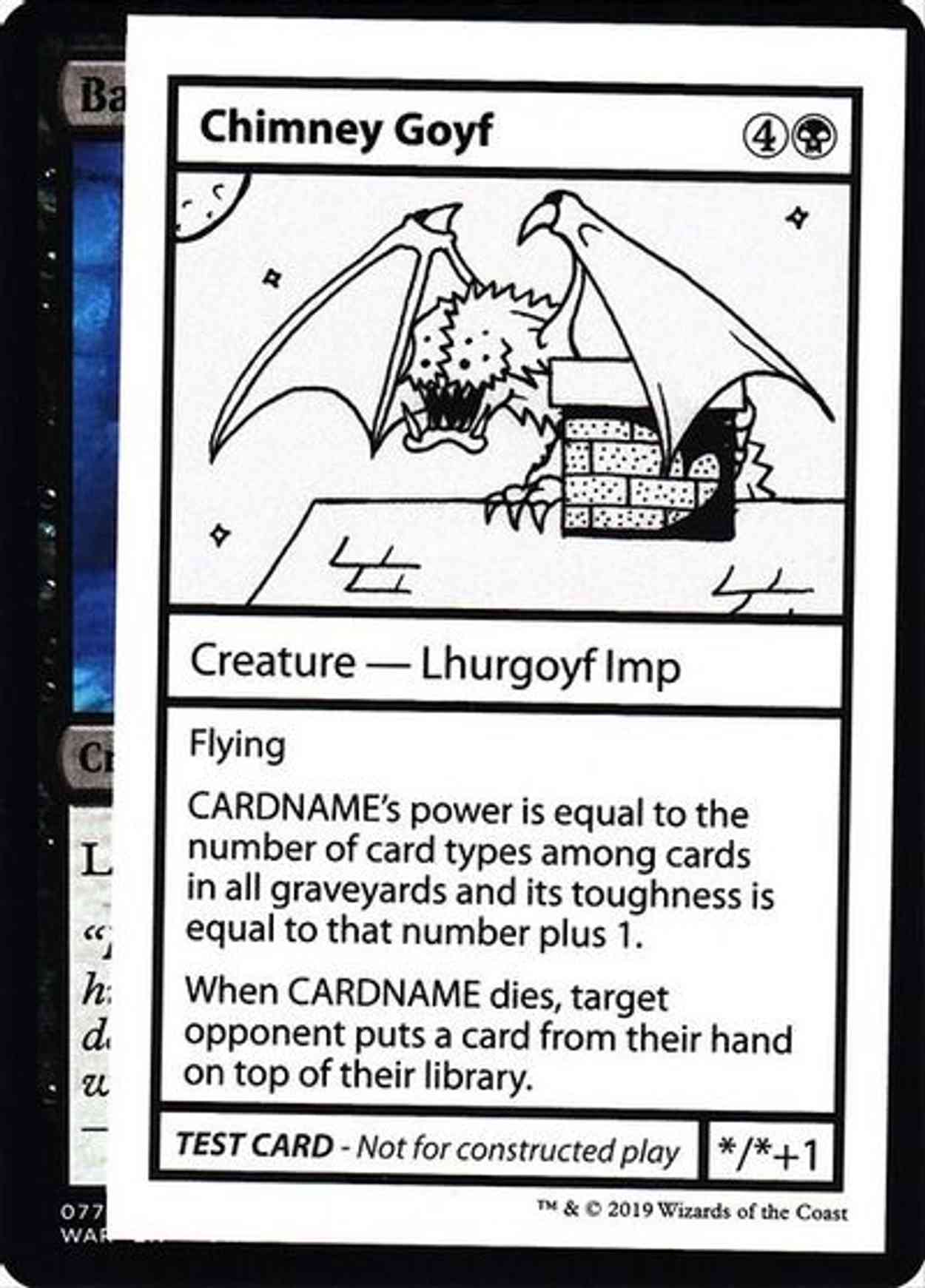 Chimney Goyf (No PW Symbol) magic card front