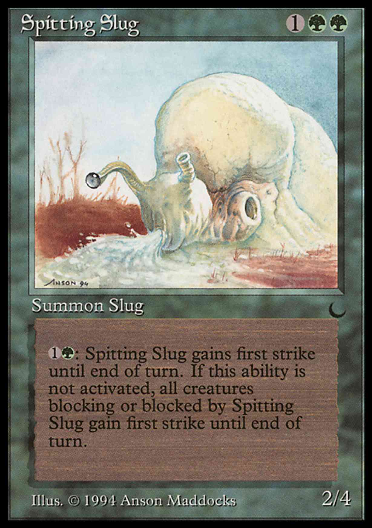 Spitting Slug magic card front