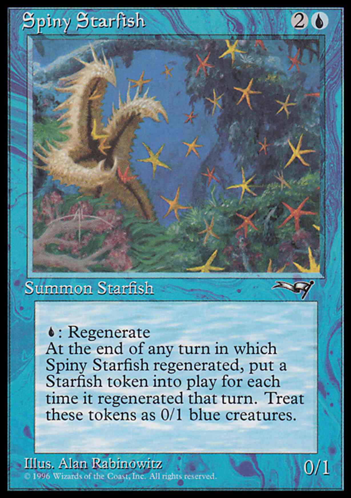 Spiny Starfish magic card front