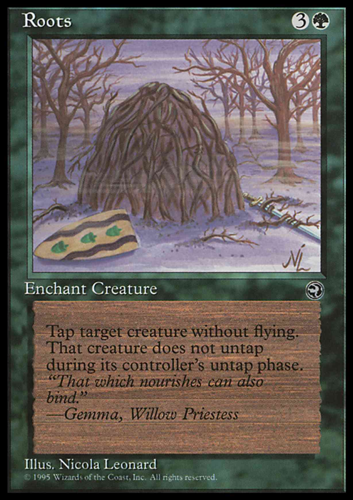 Roots magic card front