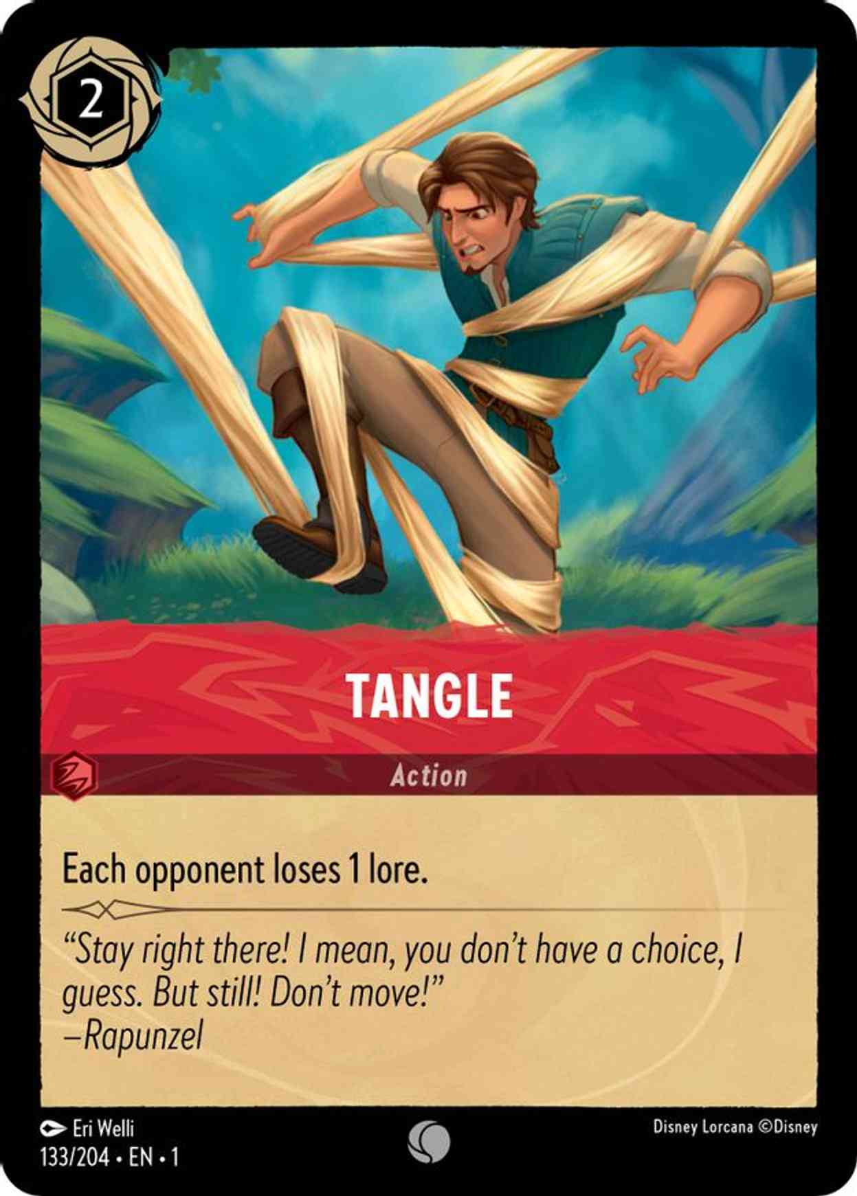 Tangle magic card front