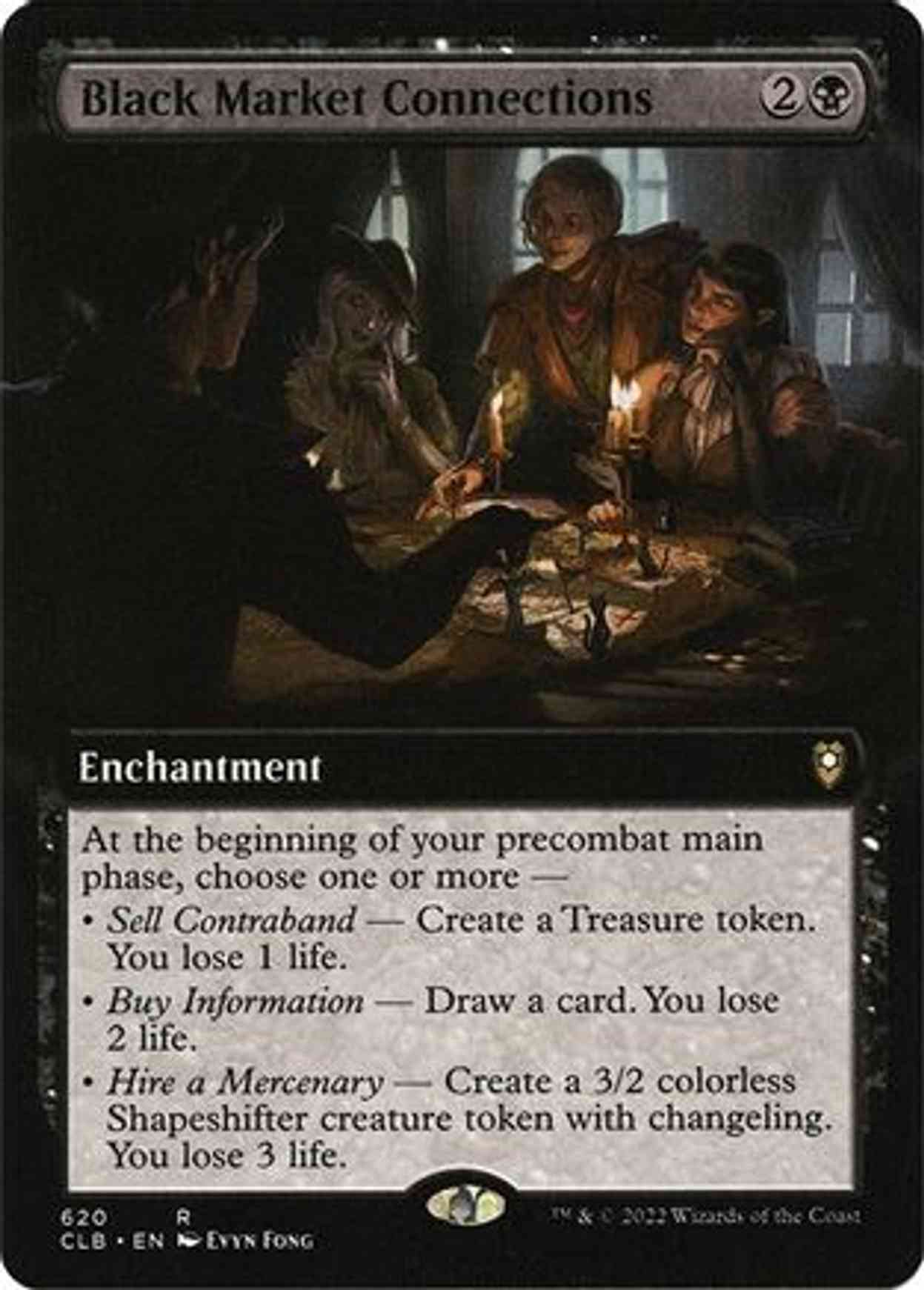 Black Market Connections (Extended Art) magic card front
