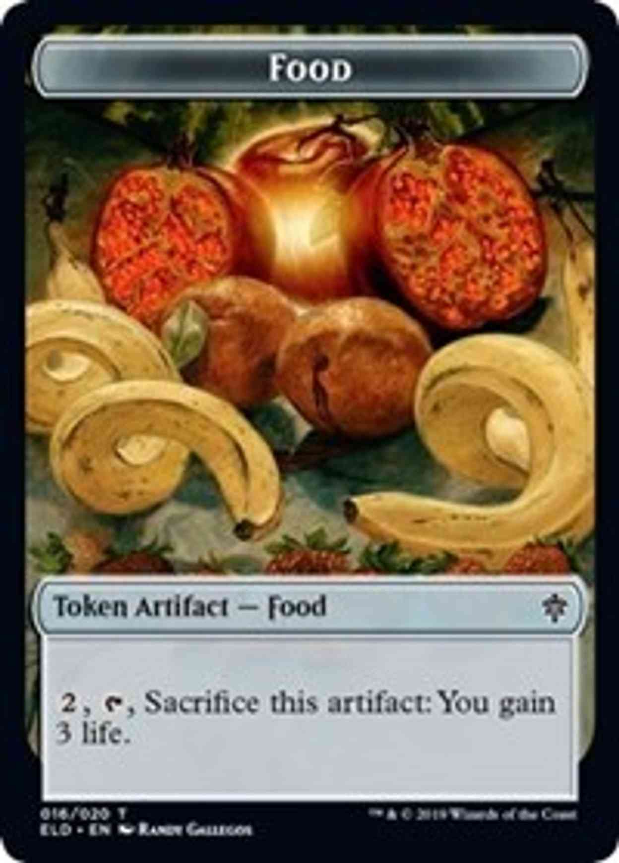 Food Token (16) magic card front