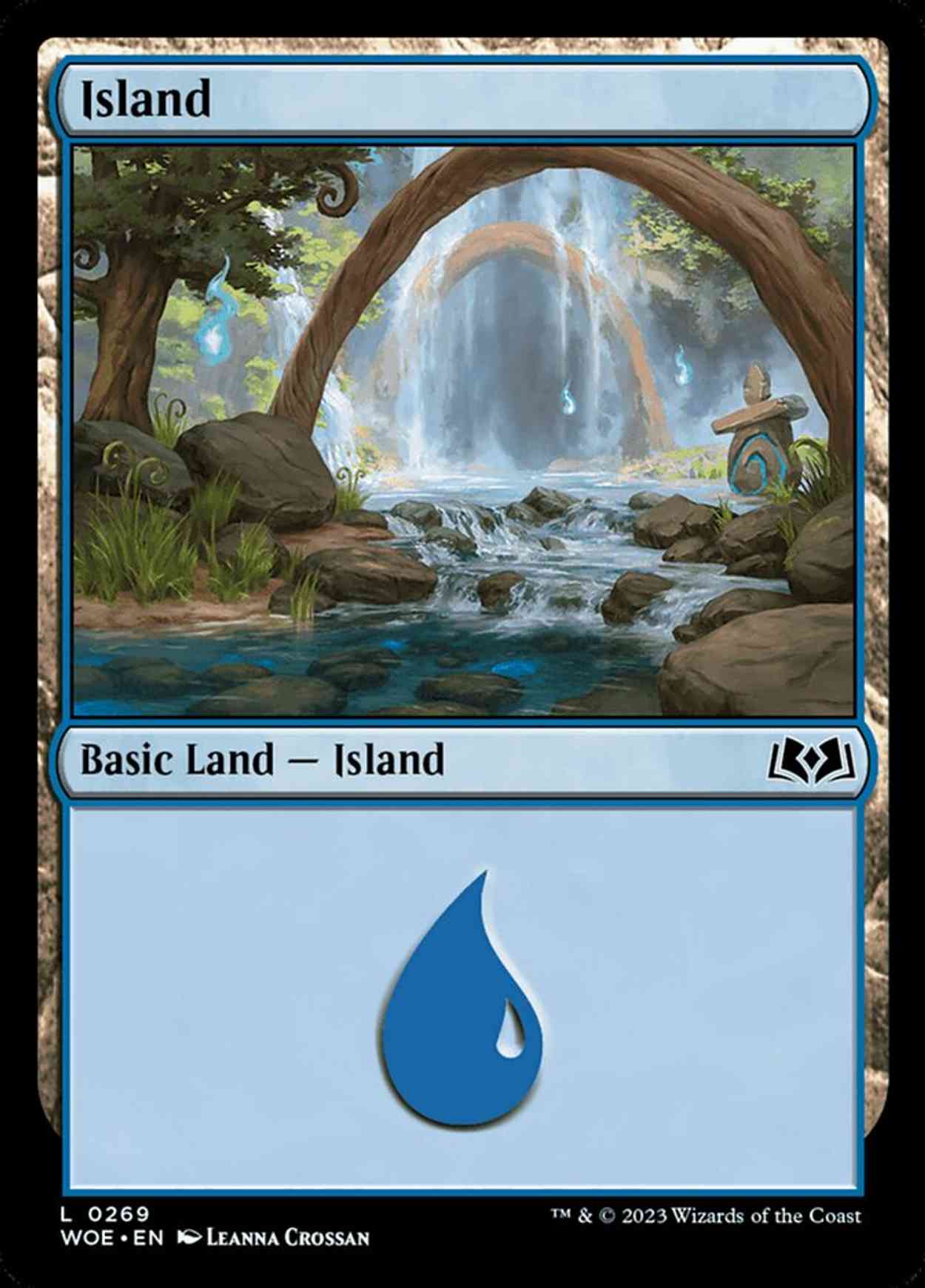 Island (269) magic card front