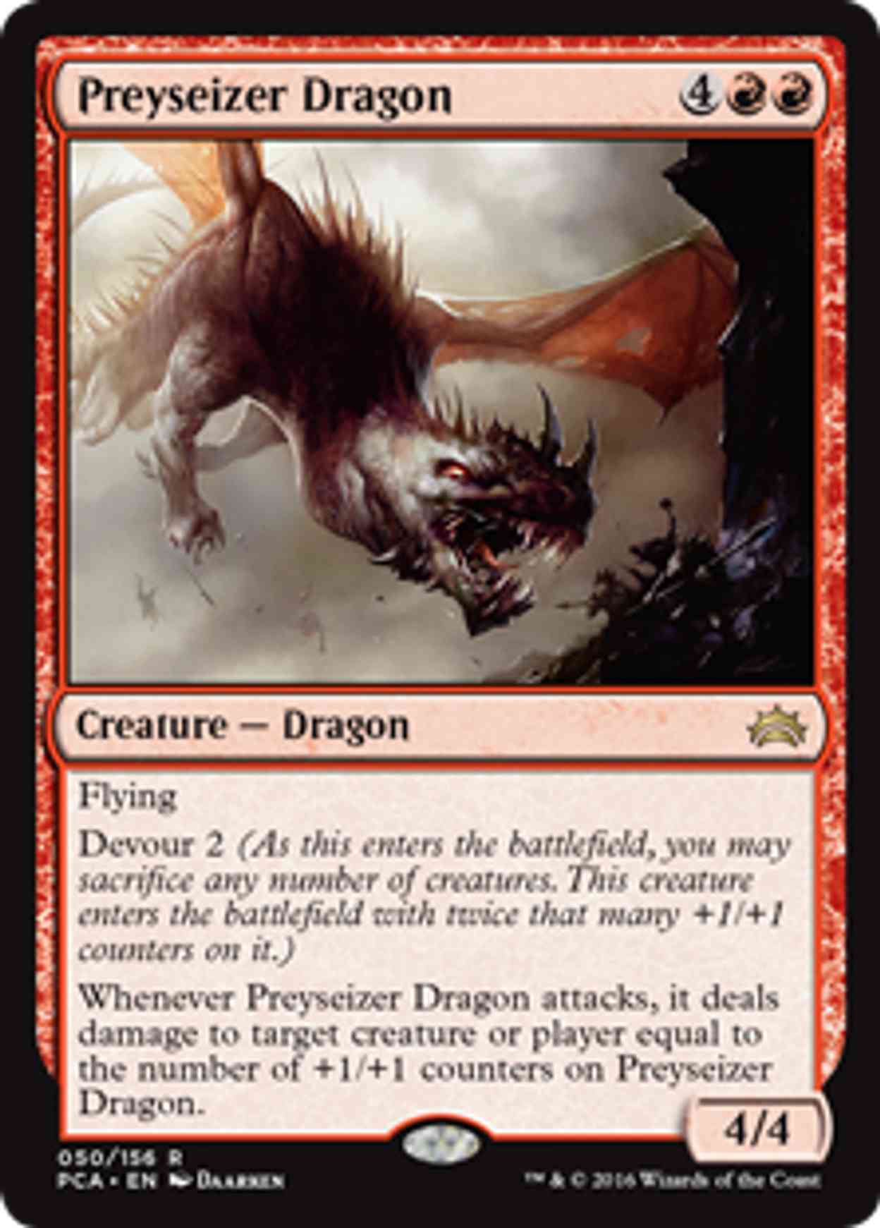 Preyseizer Dragon magic card front