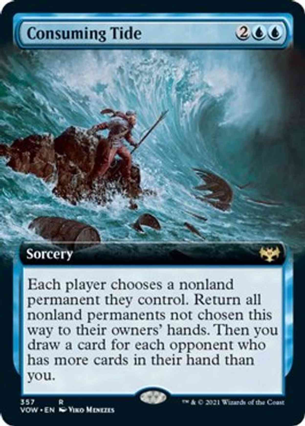 Consuming Tide (Extended Art) magic card front