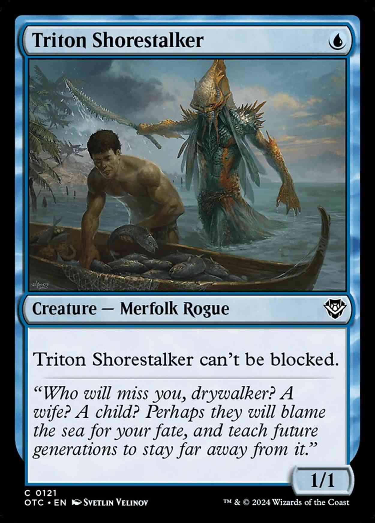 Triton Shorestalker magic card front