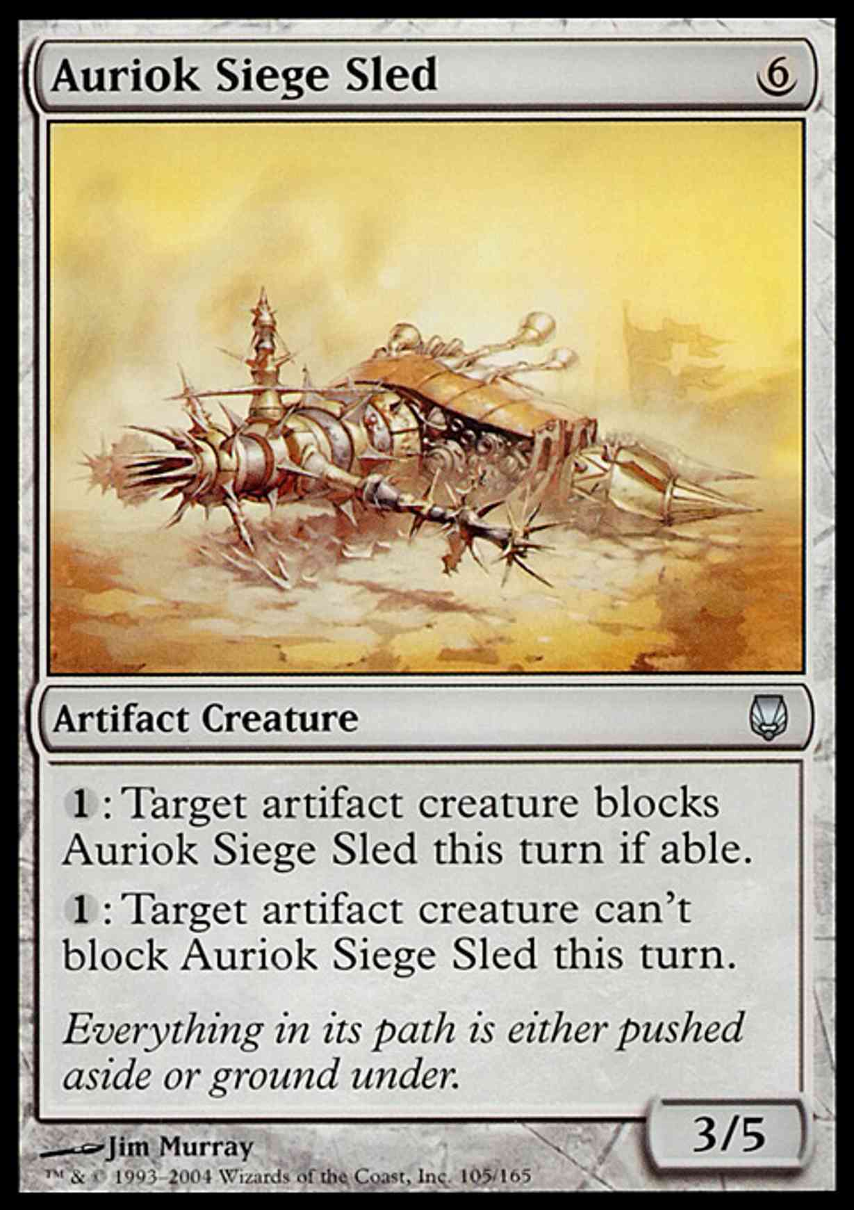 Auriok Siege Sled magic card front