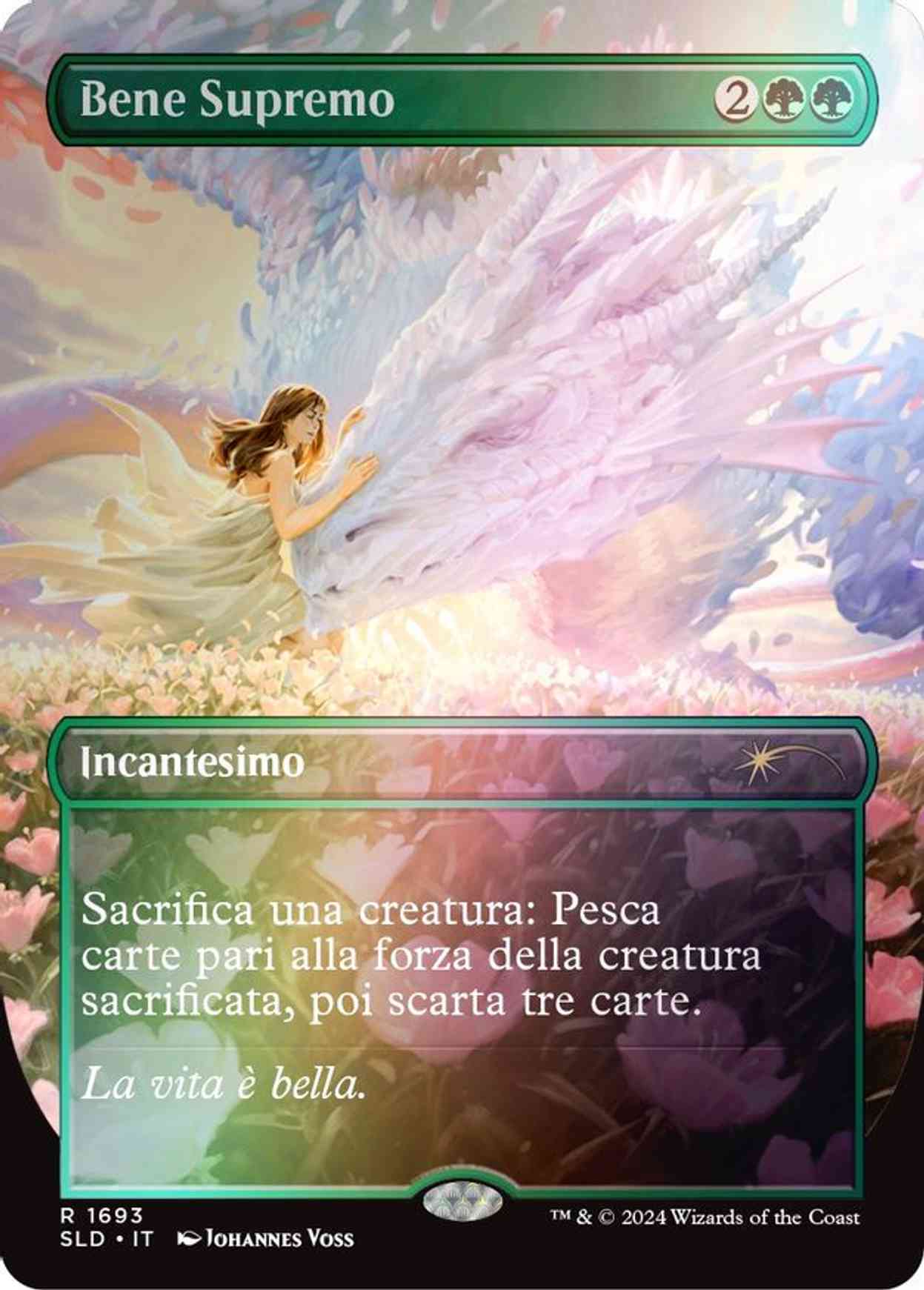 Greater Good (Italian) - "Bene Supremo" (Rainbow Foil) magic card front