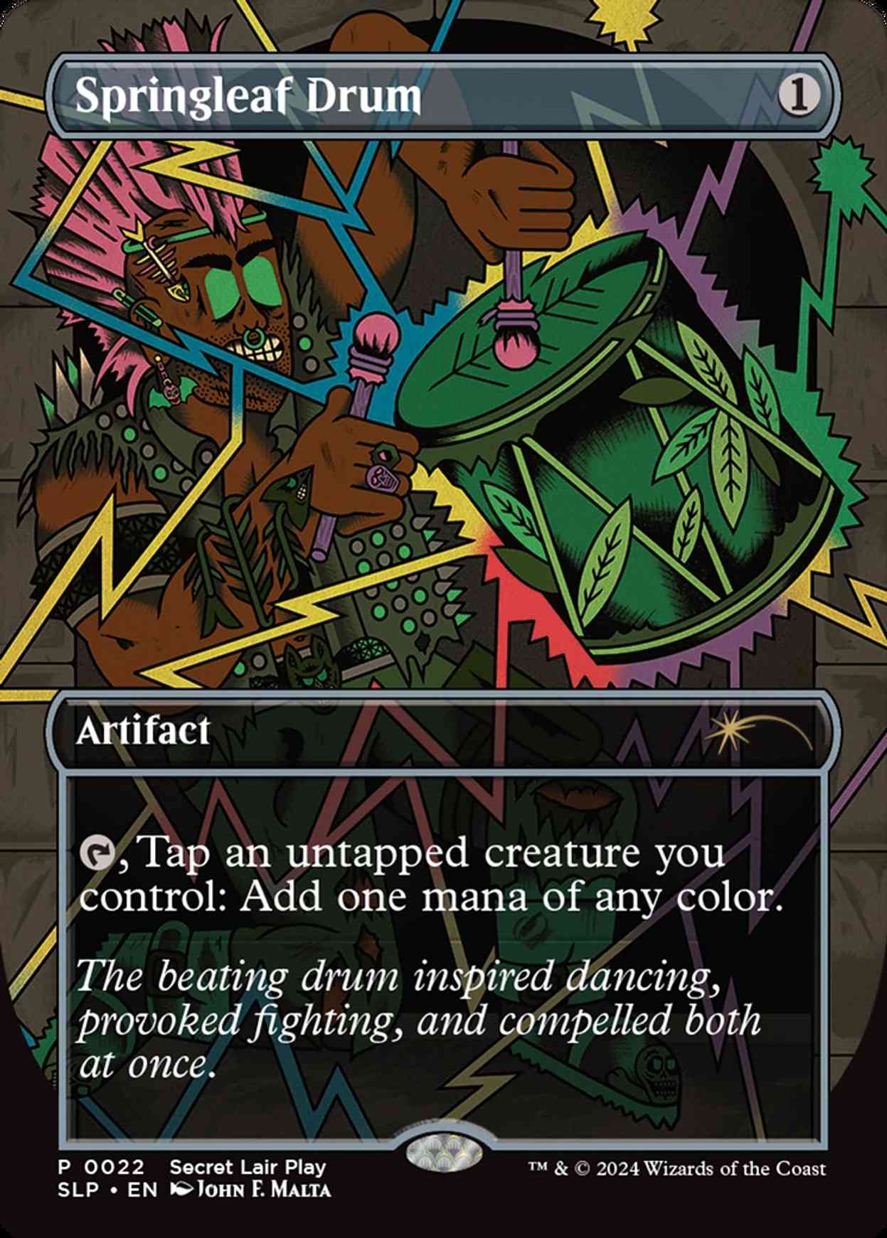 Springleaf Drum magic card front