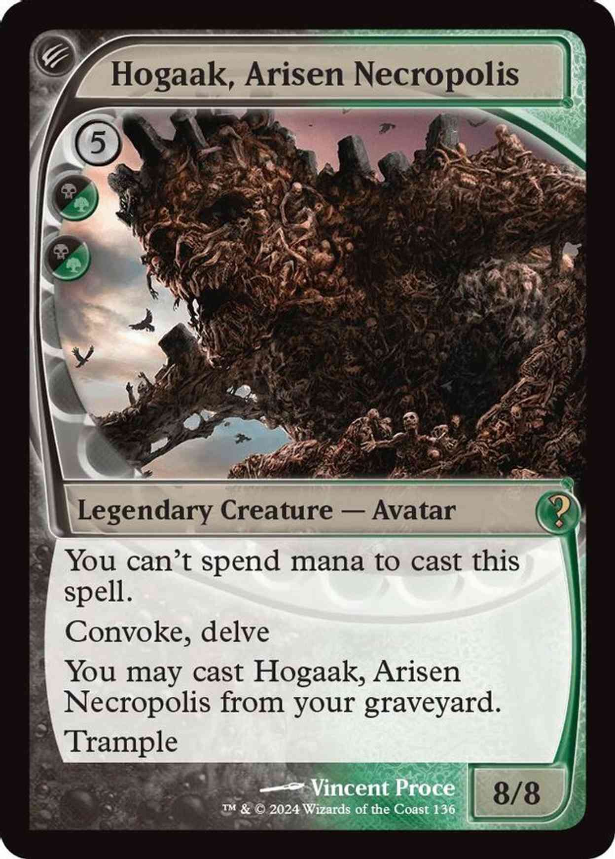 Hogaak, Arisen Necropolis (Future Sight) magic card front