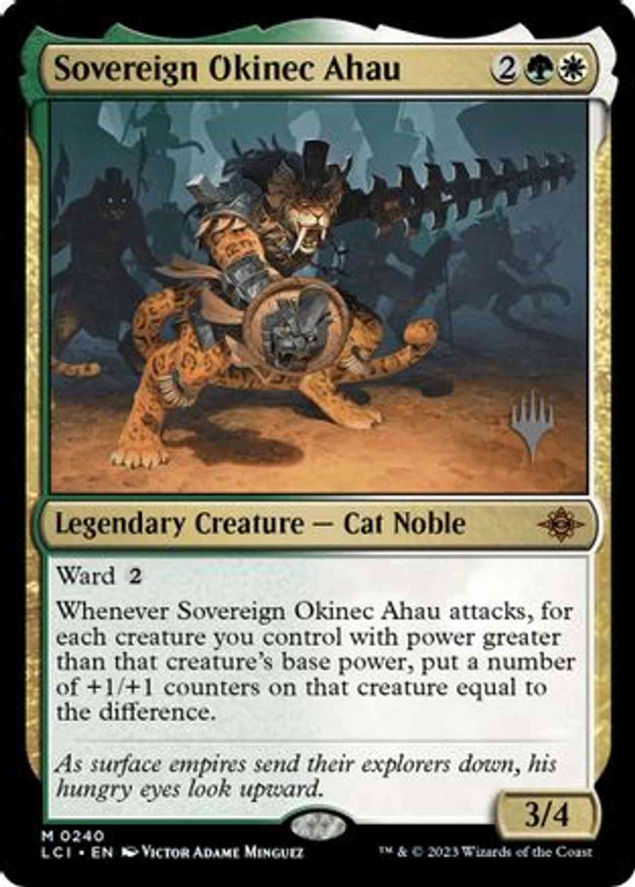 Sovereign Okinec Ahau magic card front