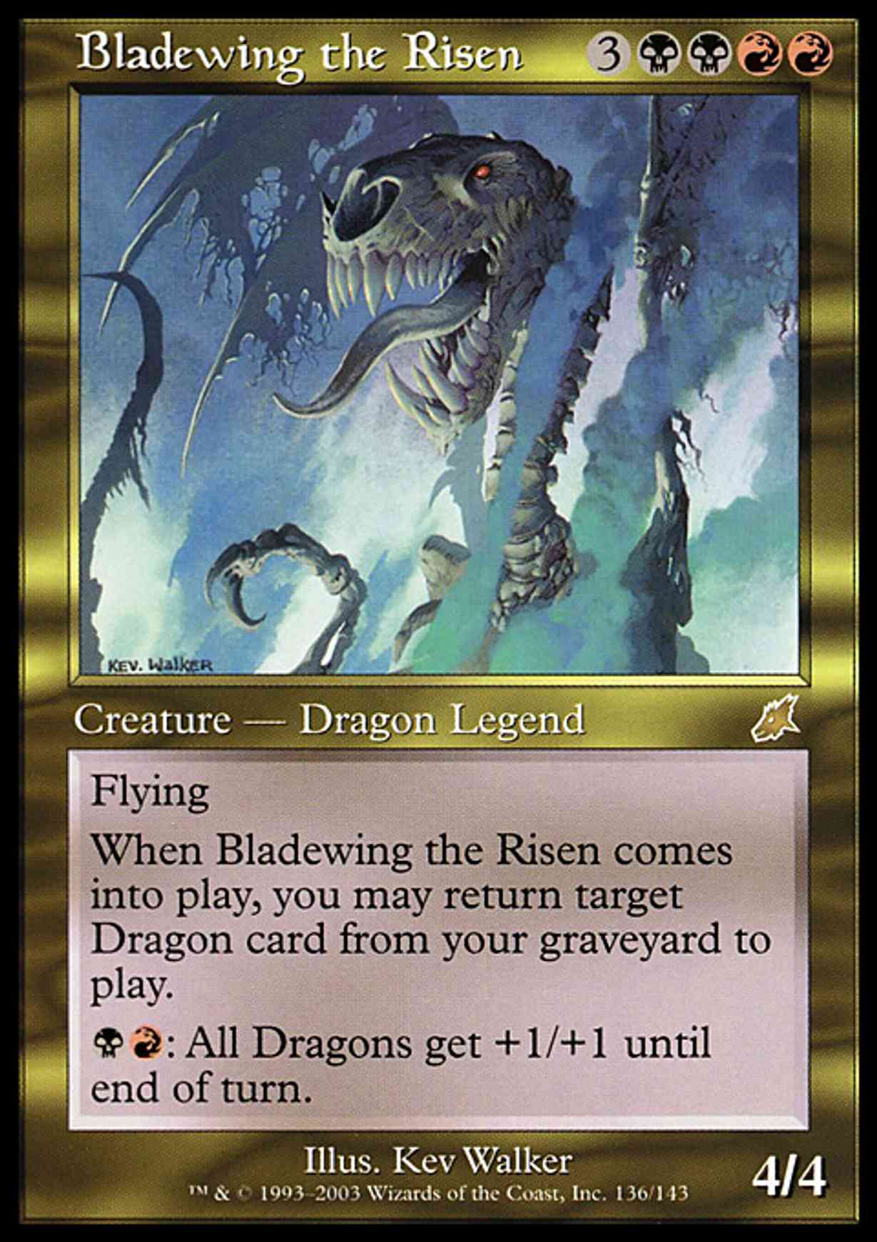Bladewing the Risen magic card front