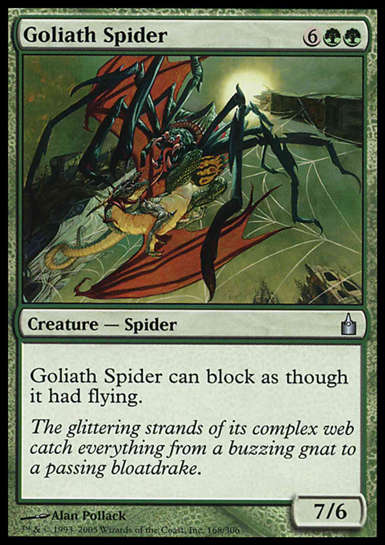 Goliath Spider magic card front