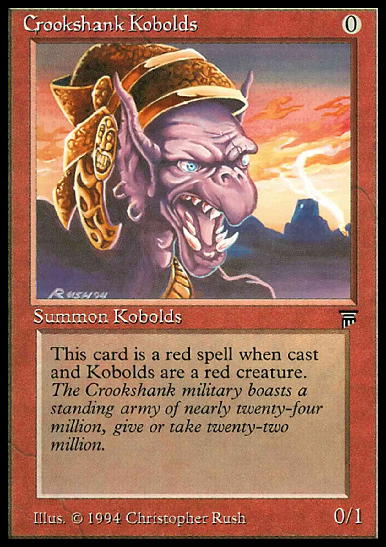 Crookshank Kobolds magic card front