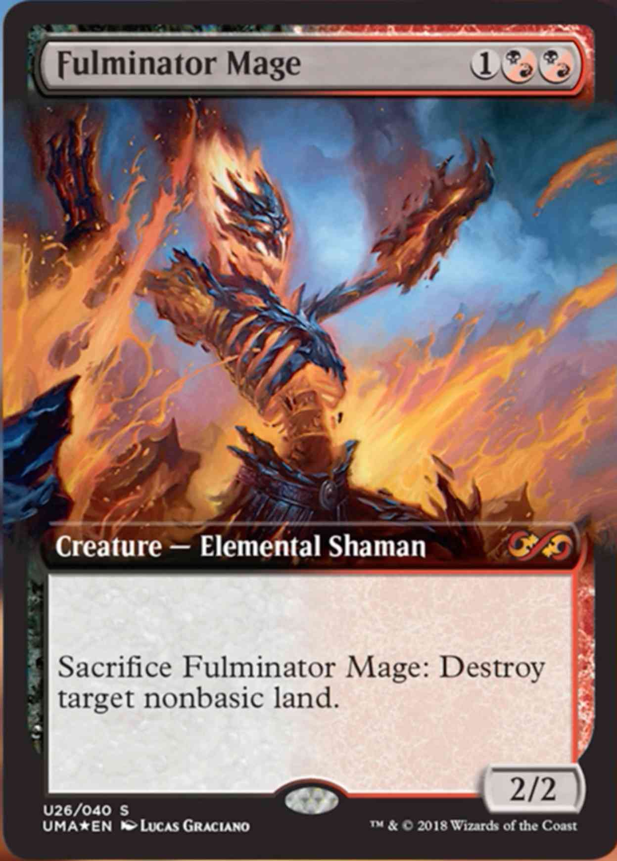 Fulminator Mage magic card front