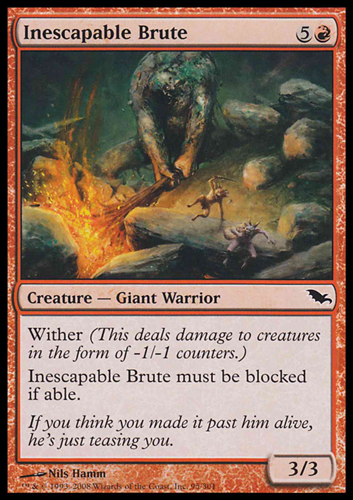 Inescapable Brute magic card front